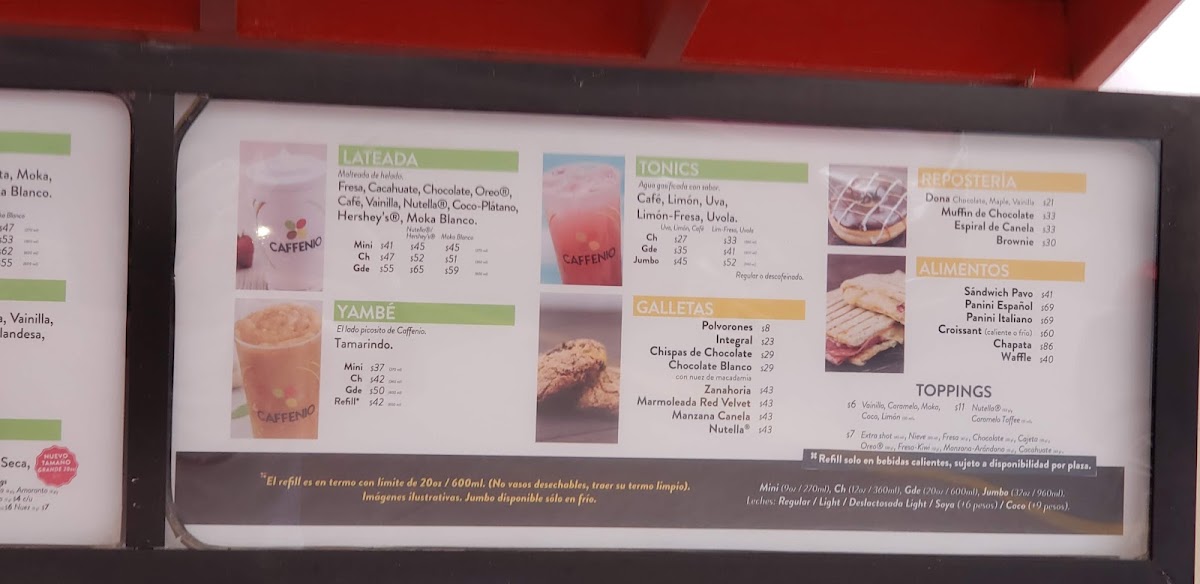 CAFFENIO Delicias Menu - Image 4